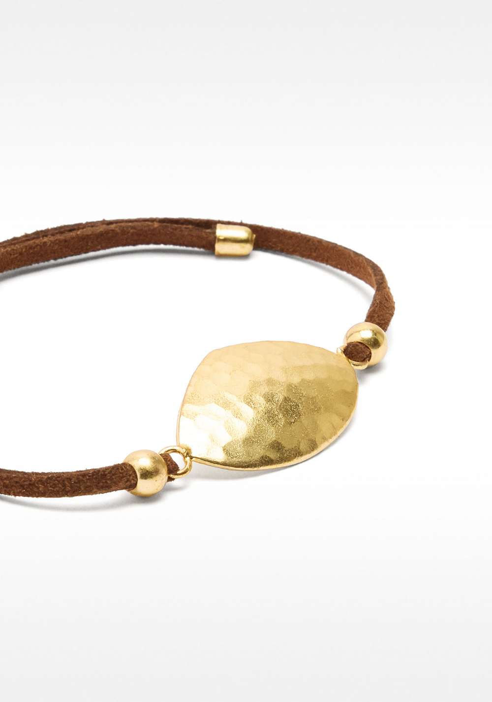 Pulsera de Piel con Detalle Ovalado Parfois 2