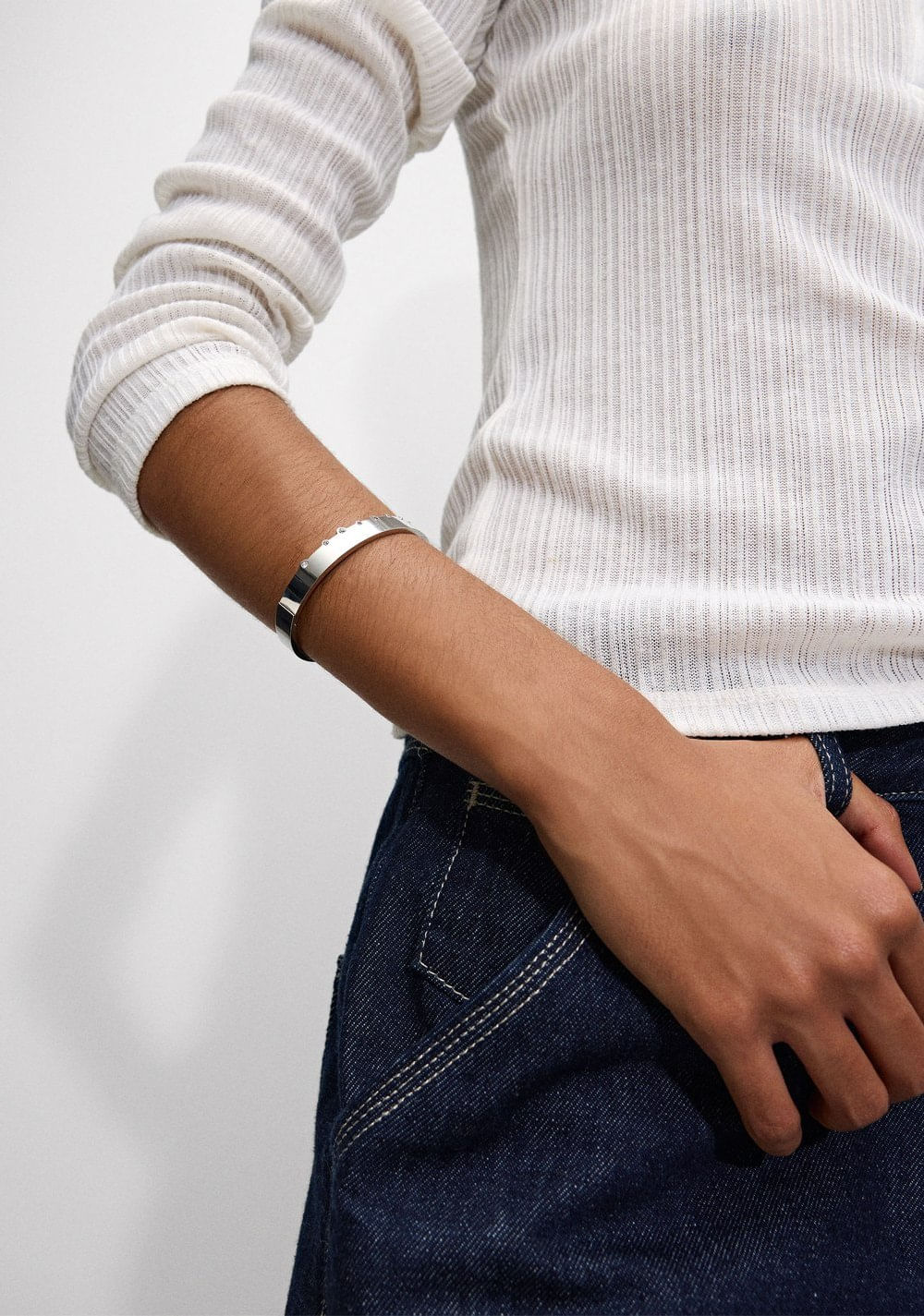 Pulsera Rígida con Cristales Parfois 3
