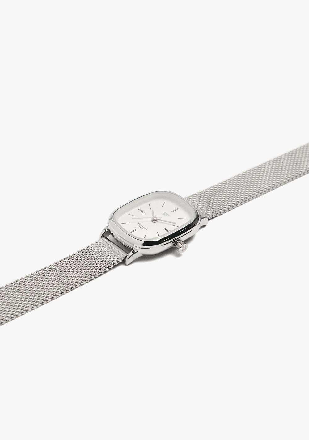 Reloj Rectangular con Malla Metálica Parfois 4
