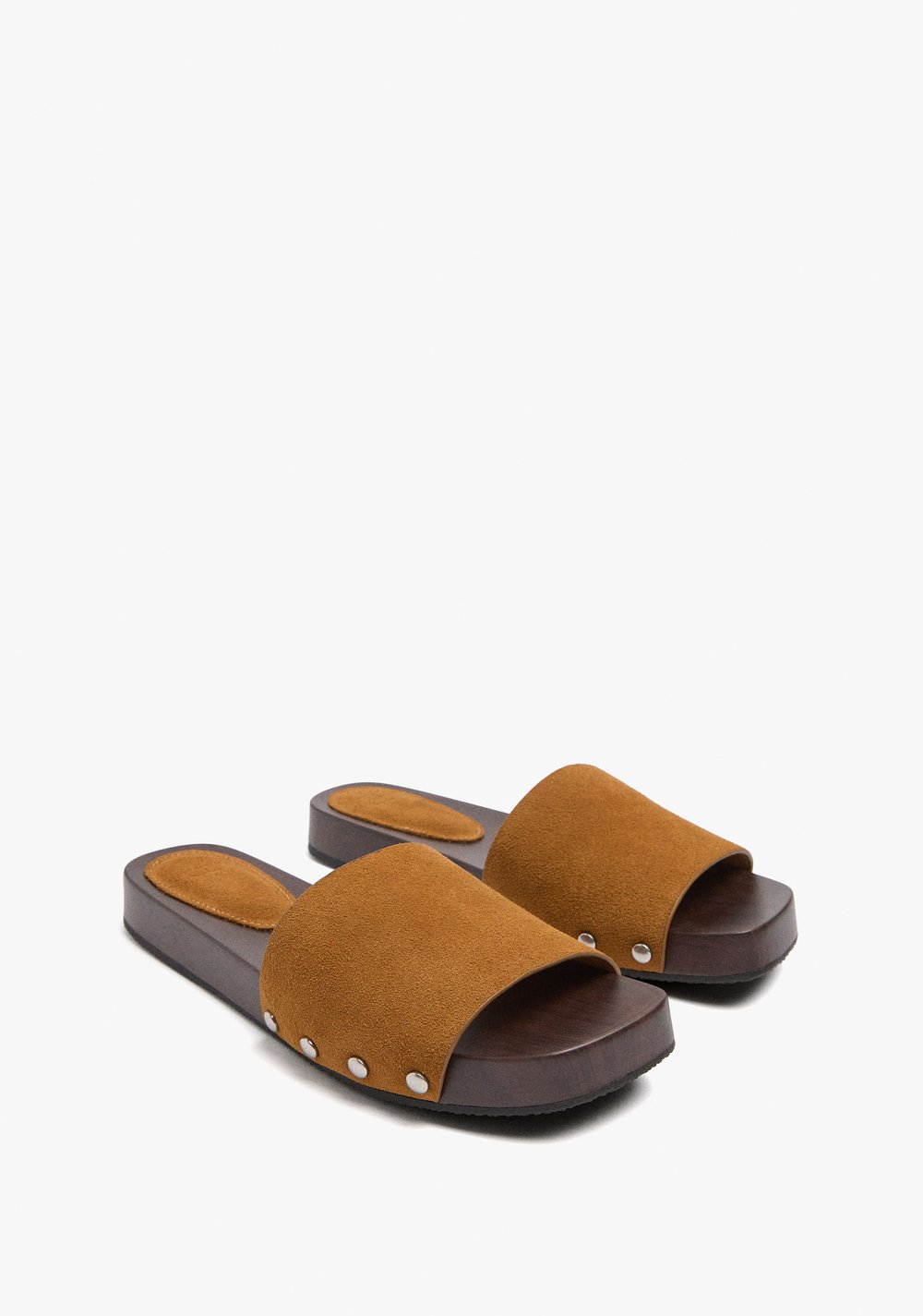 Sandalias Planas de Piel con Tira Ancha Parfois 3