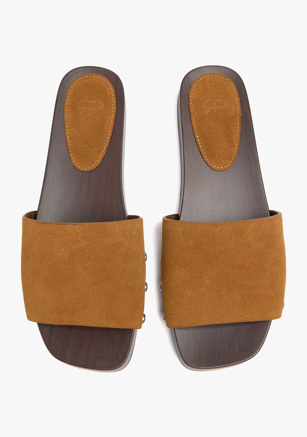 Sandalias Planas de Piel con Tira Ancha Parfois 4