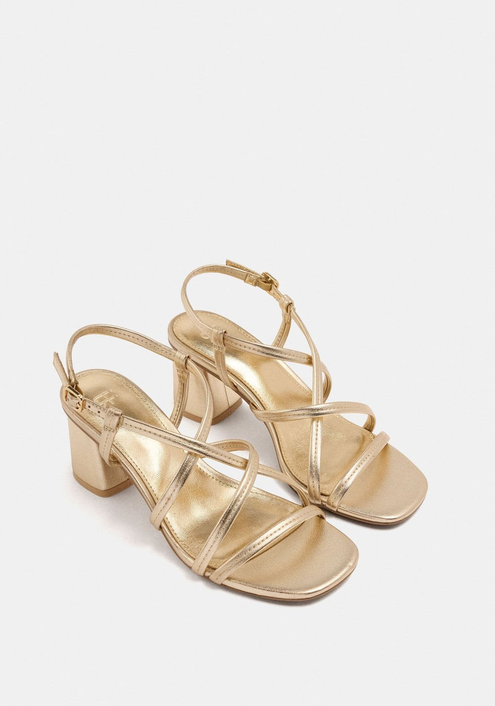 Sandalias de Tacón Ancho Tiras Cruzadas Parfois 3