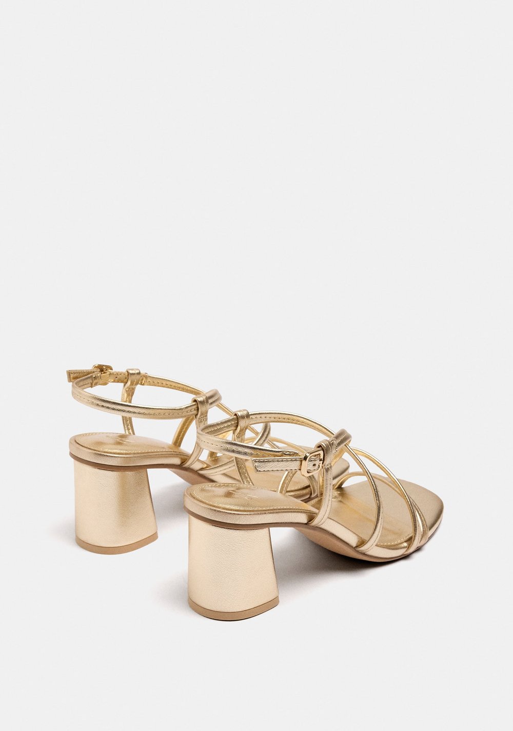 Sandalias de Tacón Ancho Tiras Cruzadas Parfois 5