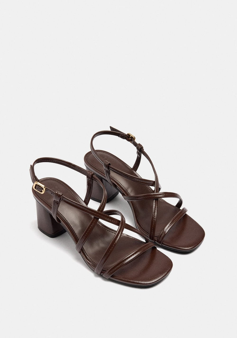Sandalias de Tacón Ancho Tiras Cruzadas Parfois 2