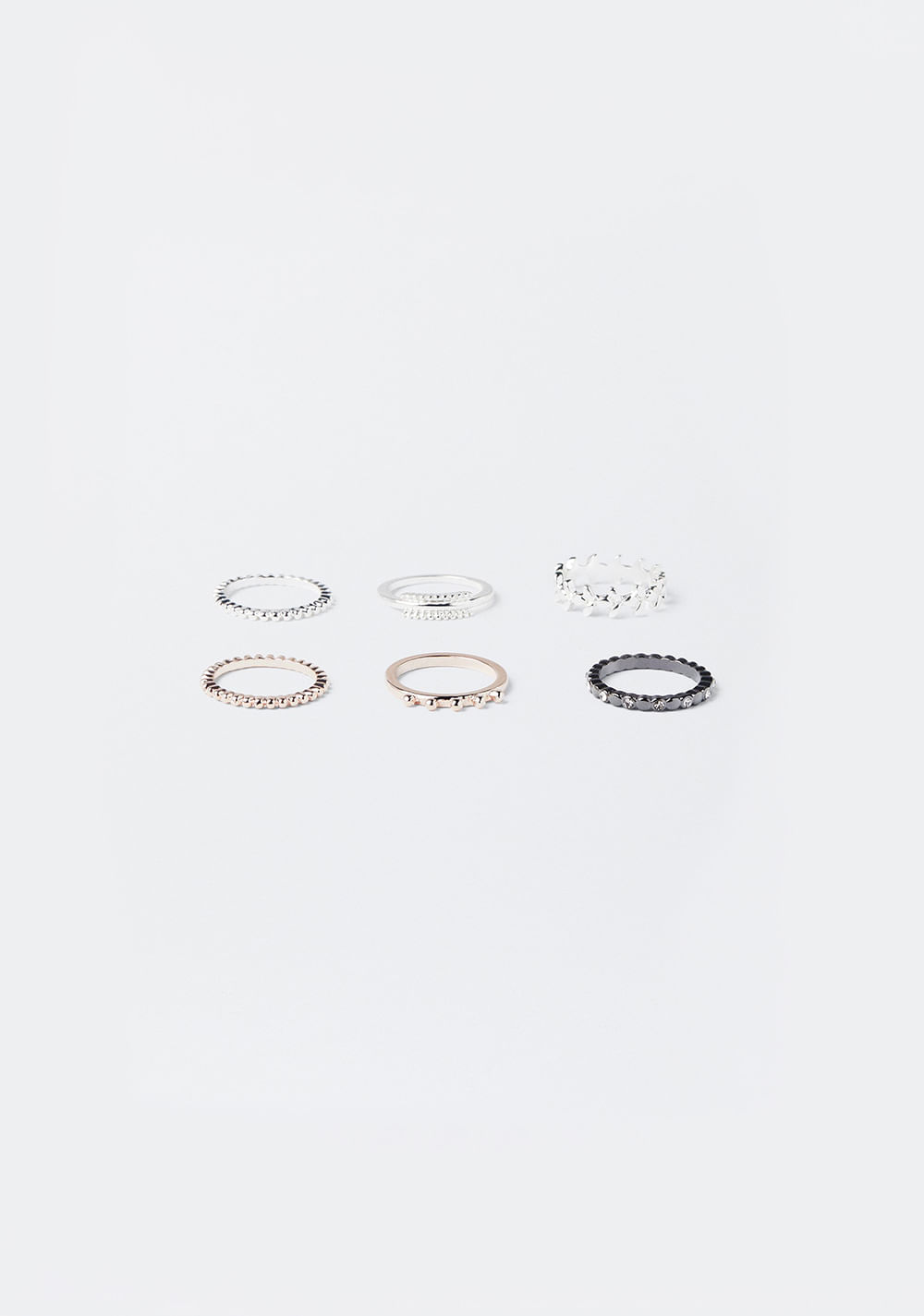 Set de Anillos Multiacabado Parfois 2