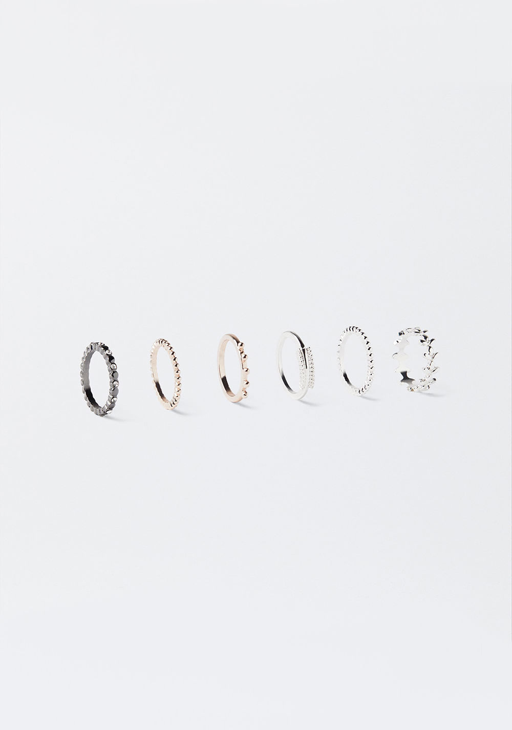 Set de Anillos Multiacabado Parfois 3