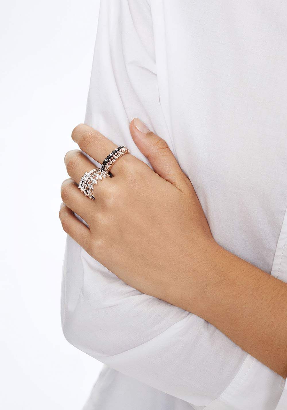 Set de Anillos Multiacabado Parfois 4