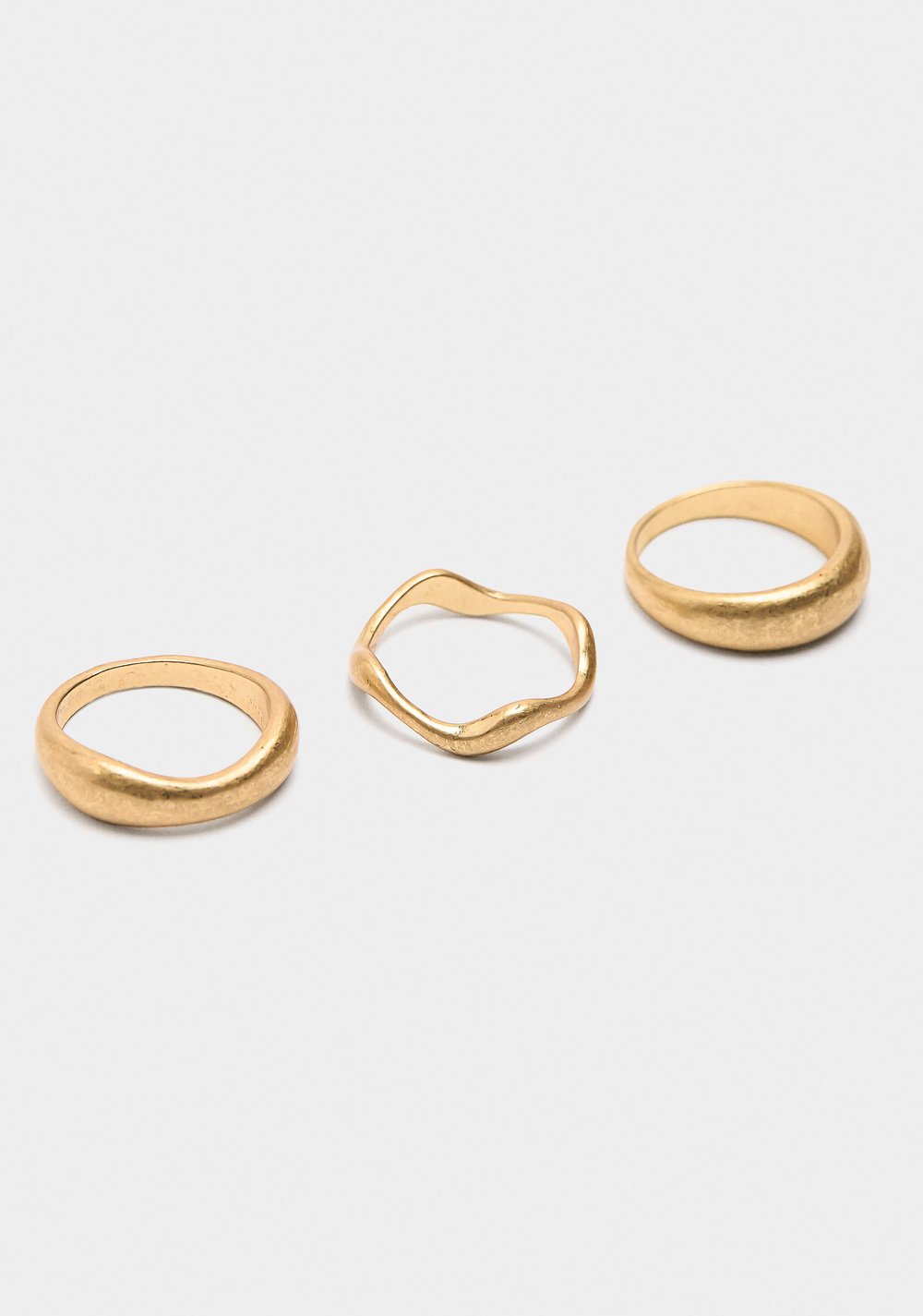 Set de Anillos Ondulados Parfois 4