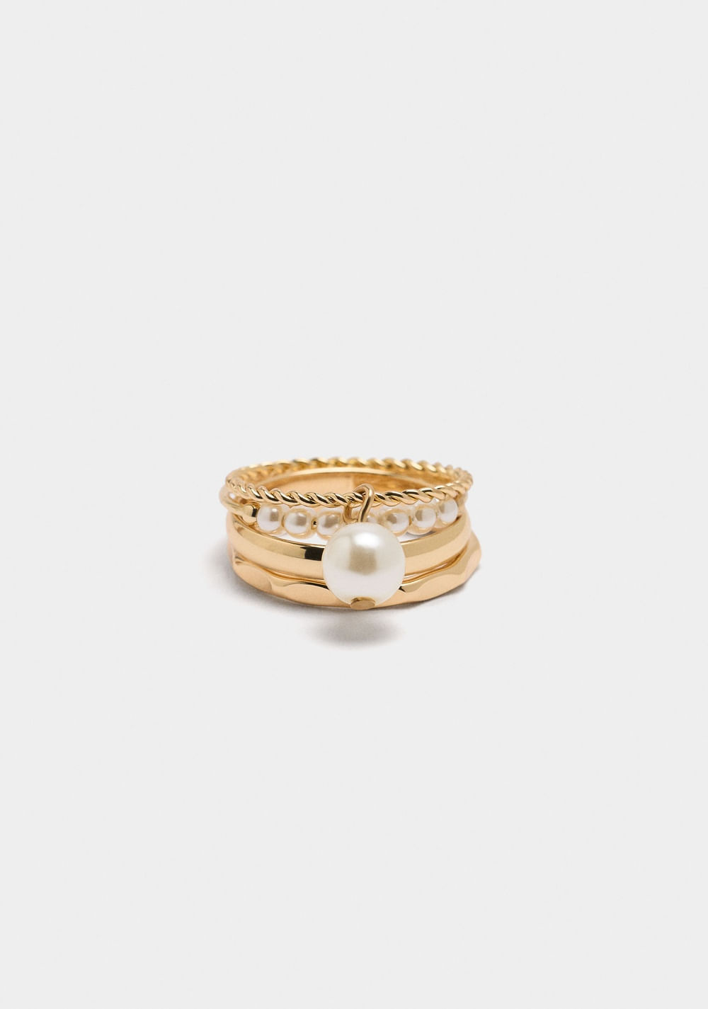 Set de Anillos con Perlas Parfois