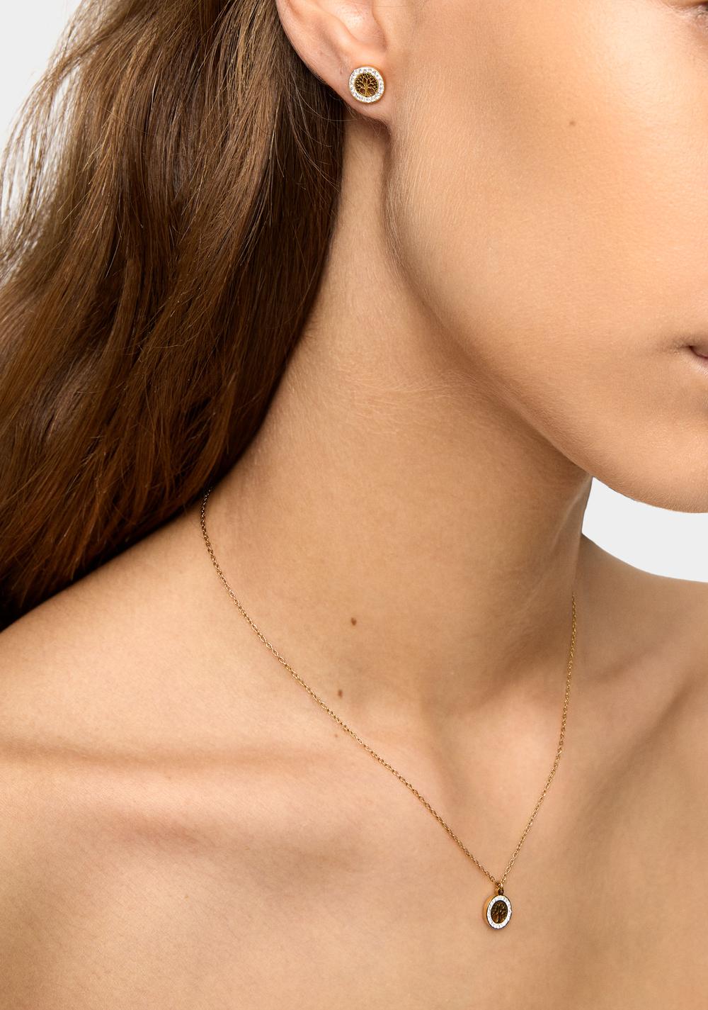 Set Collar y Zarcillos Árbol de la Vida con Cristales Parfois 2