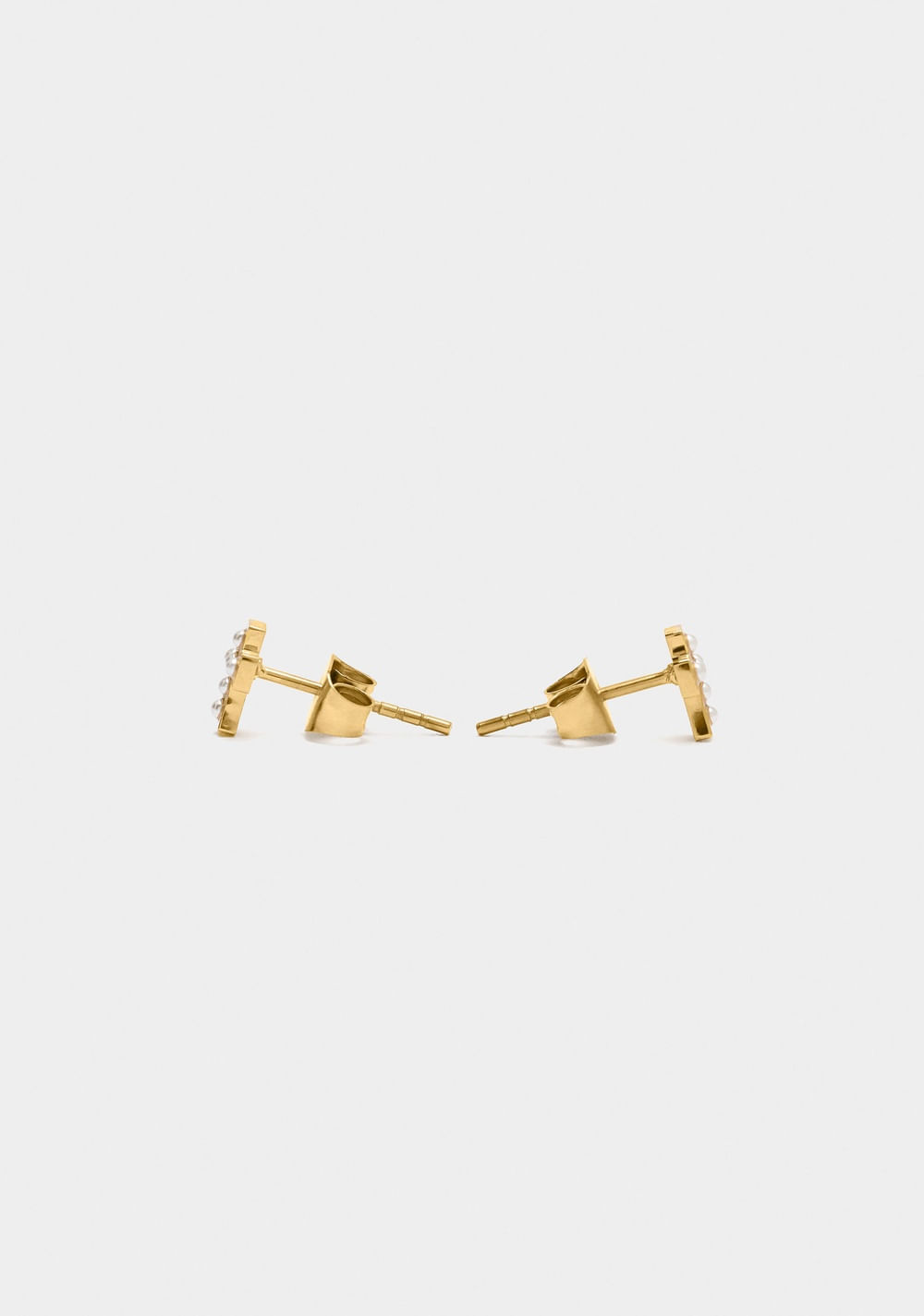 Set Collar y Zarcillos Cruz con Perlas Parfois 6