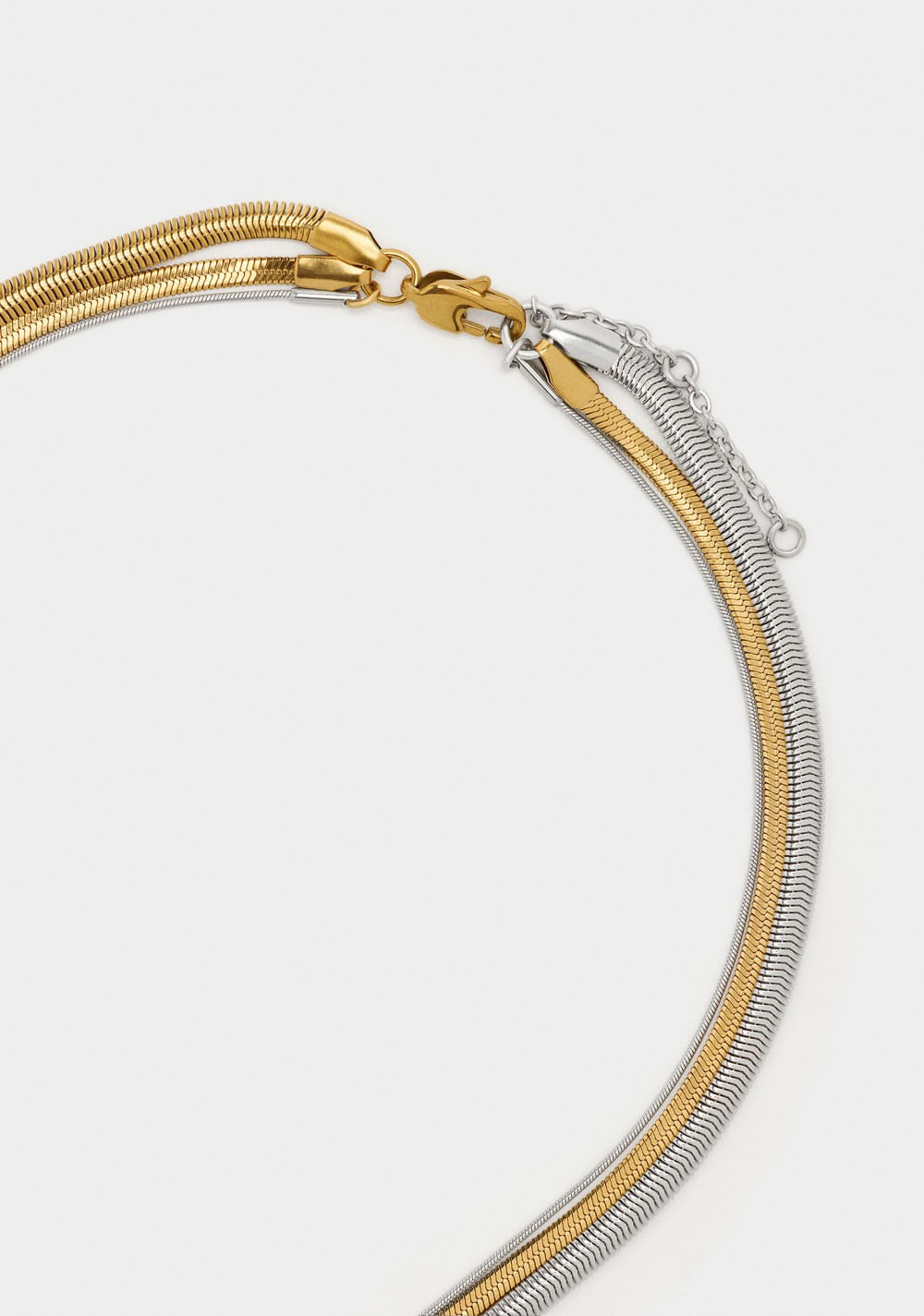 Set de Collares Bicolor con Acero Inoxidable Parfois 3