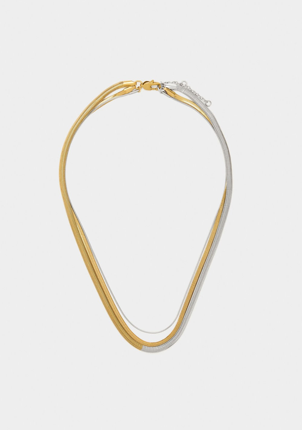 Set de Collares Bicolor con Acero Inoxidable Parfois Imagen Principal