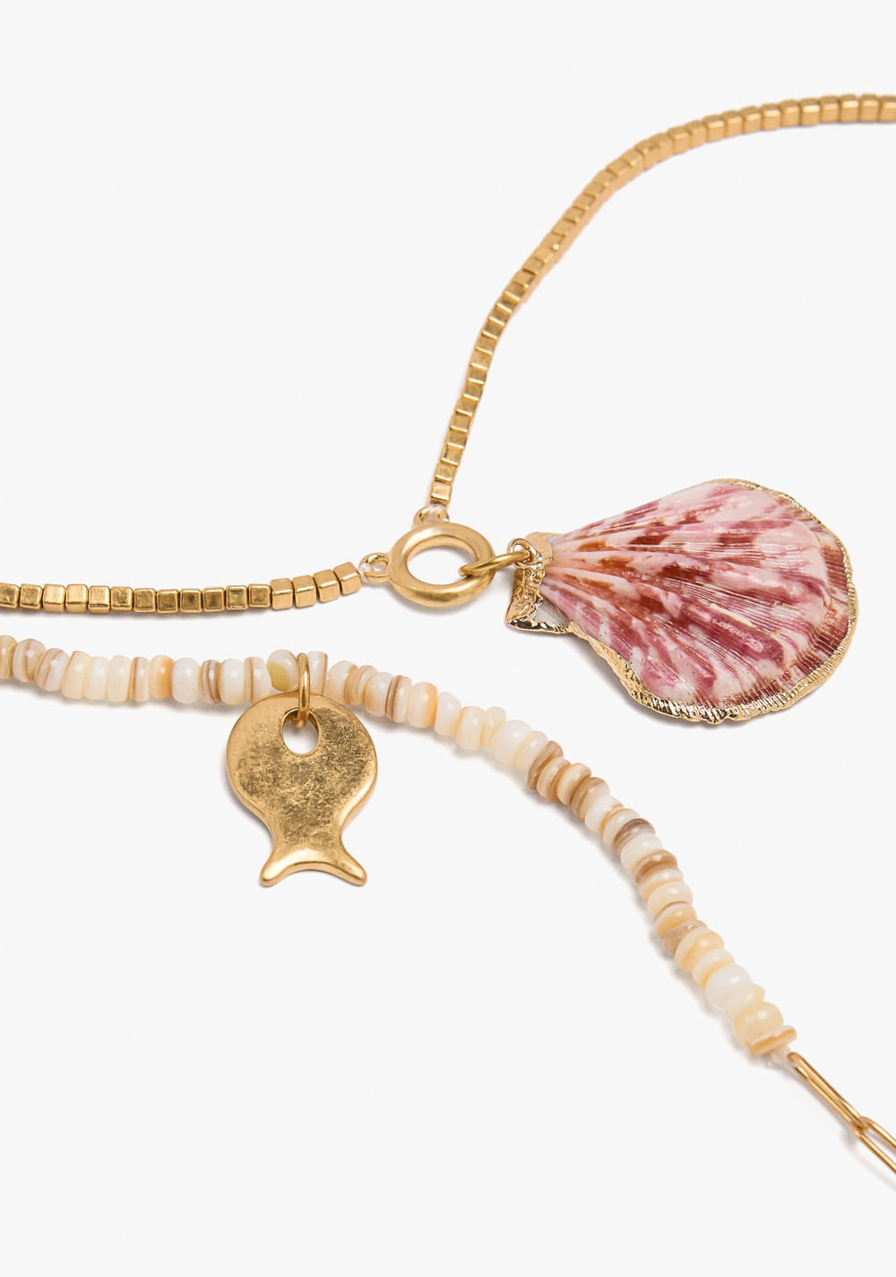 Set de Collares con Concha y Pescado Parfois 3