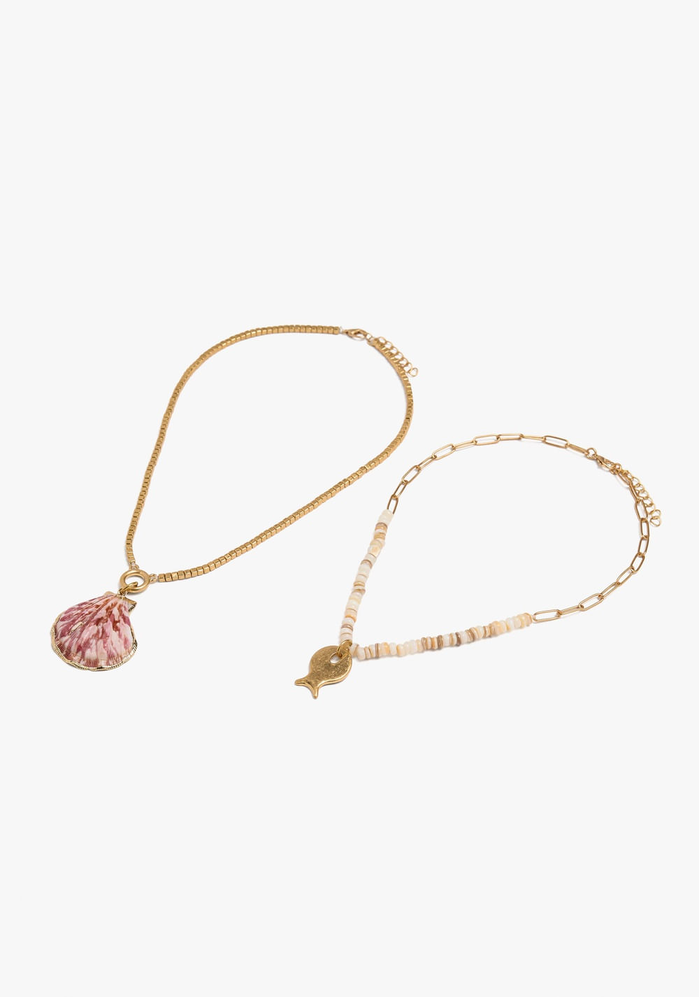 Set de Collares con Concha y Pescado Parfois 4