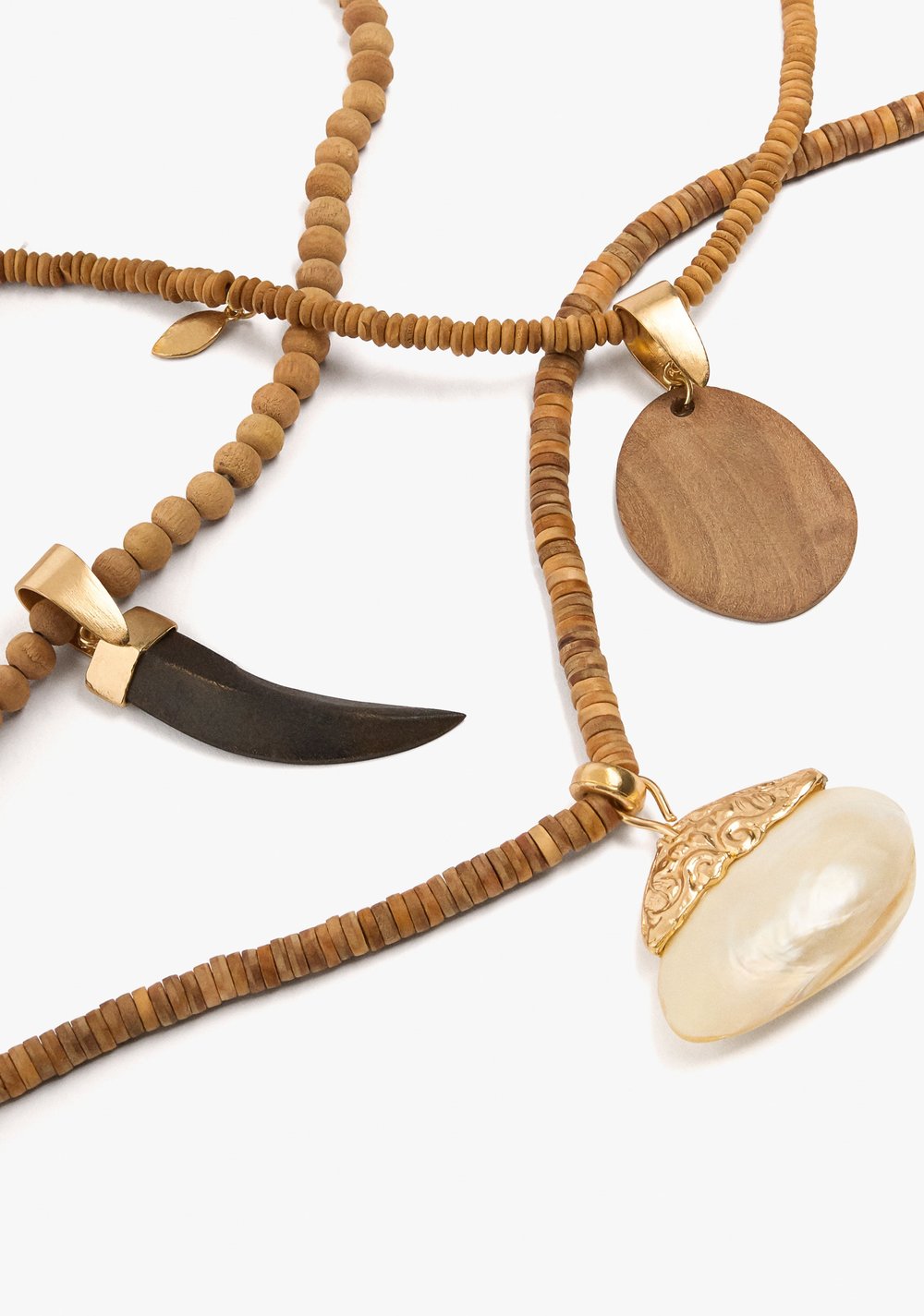 Set de Collares de Cuentas de Madera Parfois 3