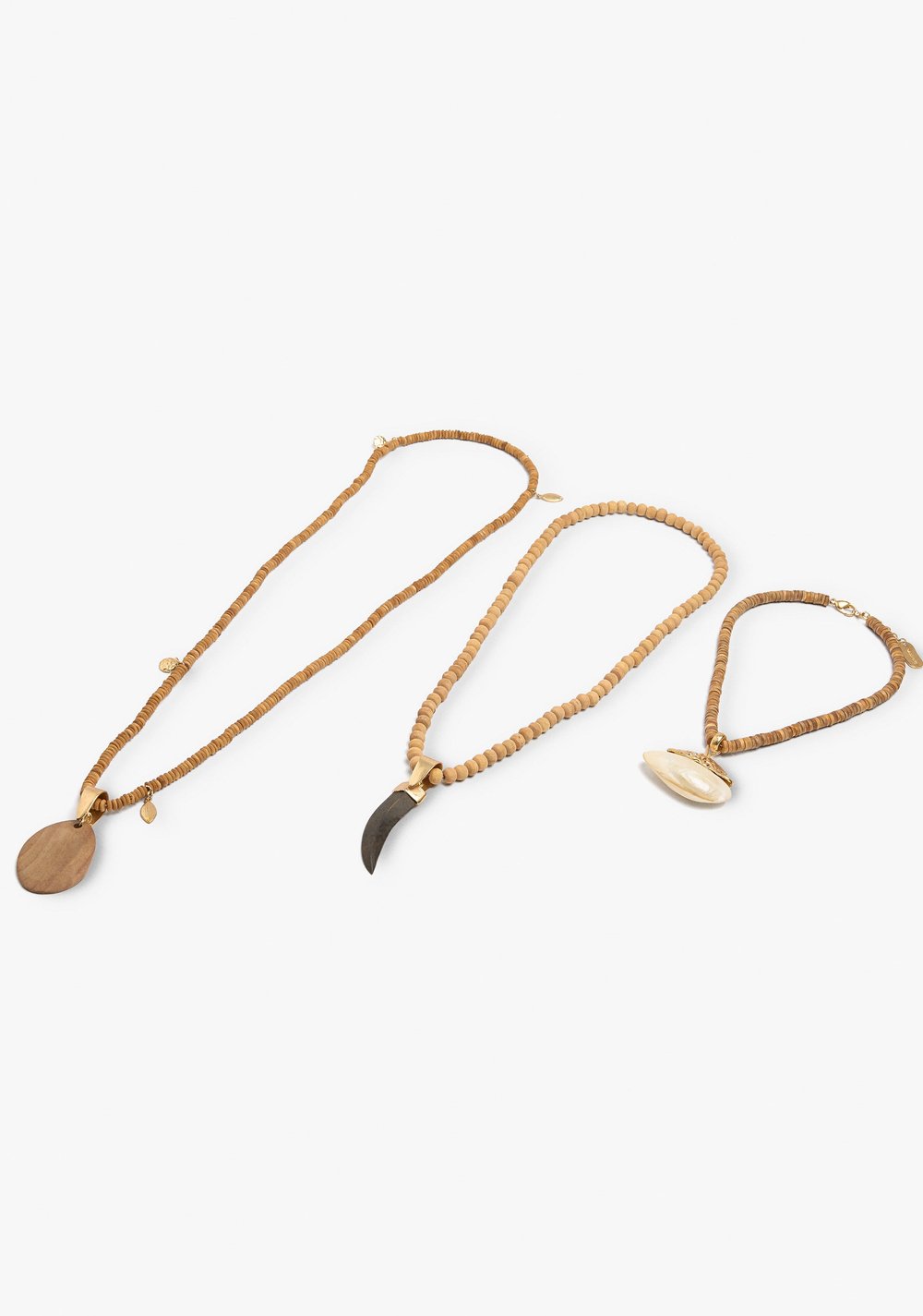 Set de Collares de Cuentas de Madera Parfois 4