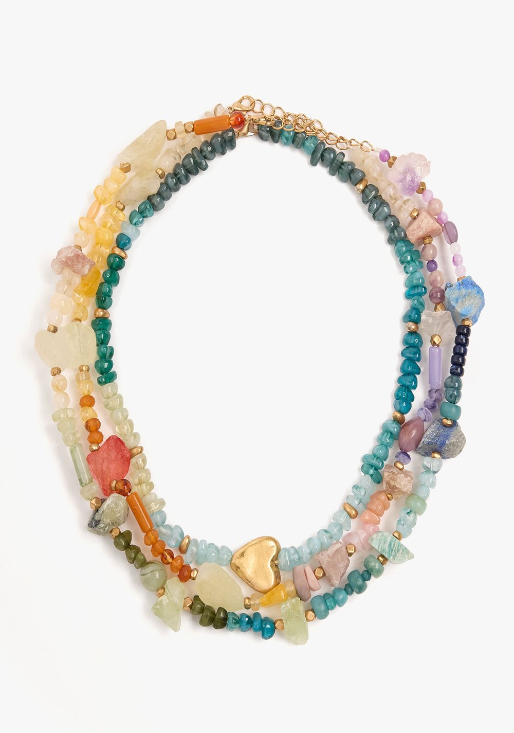 Set de Collares Multicolor con Piedras Parfois Imagen Principal