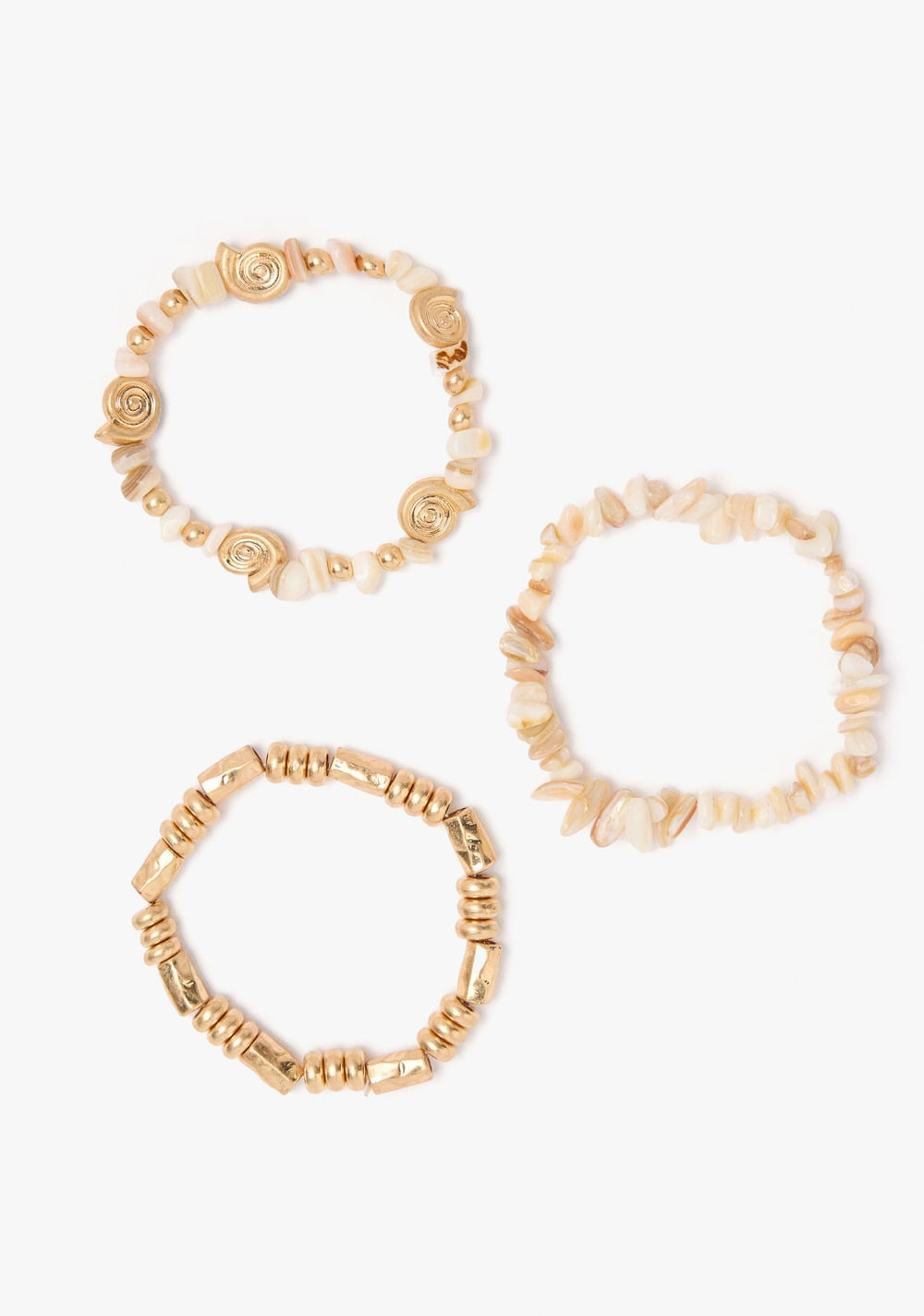Set de Pulseras con Conchas Parfois 3