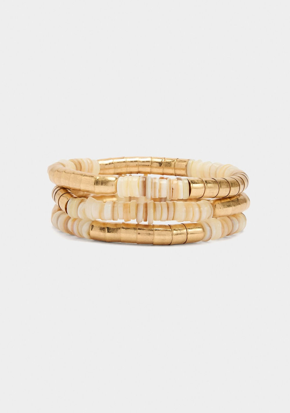 Set de Pulseras Elásticas con Conchas Parfois