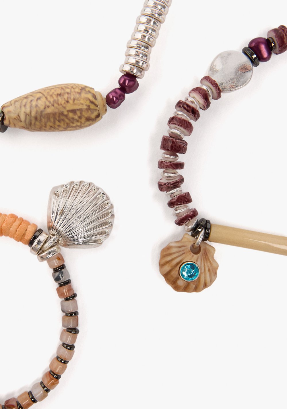 Set de Pulseras Elásticas con Motivos Marinos Parfois 2