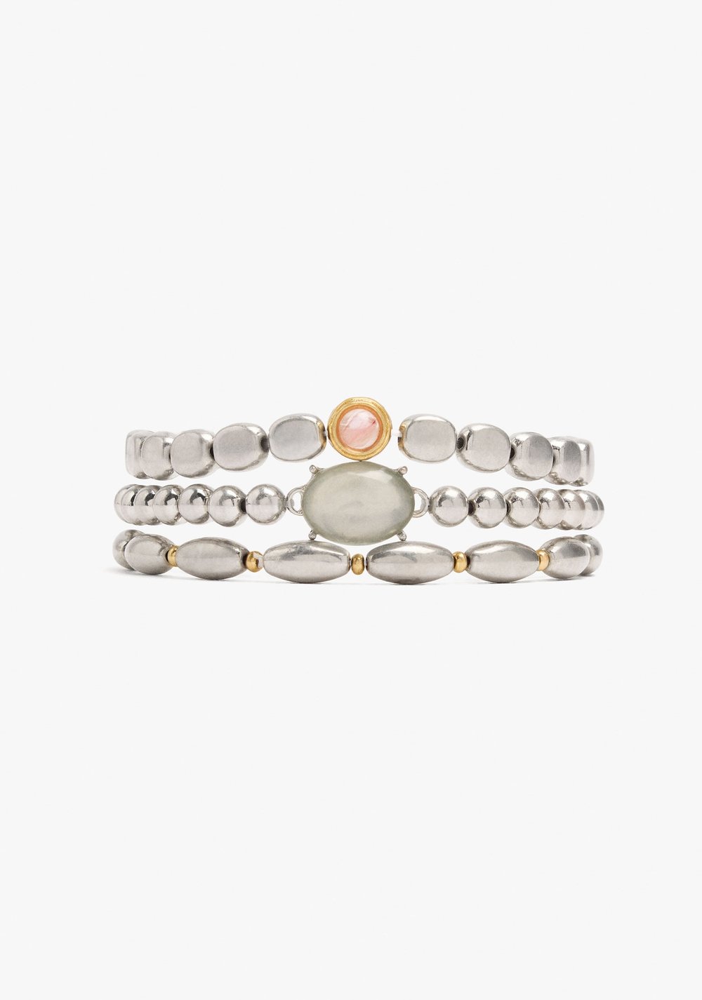Set de Pulseras Elásticas con Piedra Parfois Imagen Principal