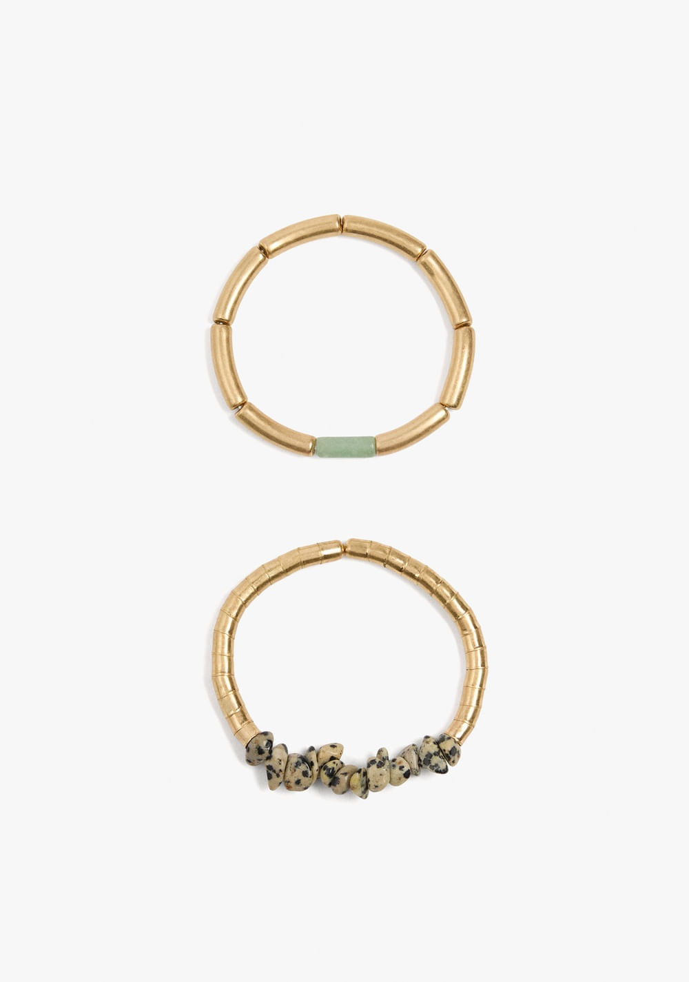 Set de Pulseras Elásticas con Piedras Parfois 4