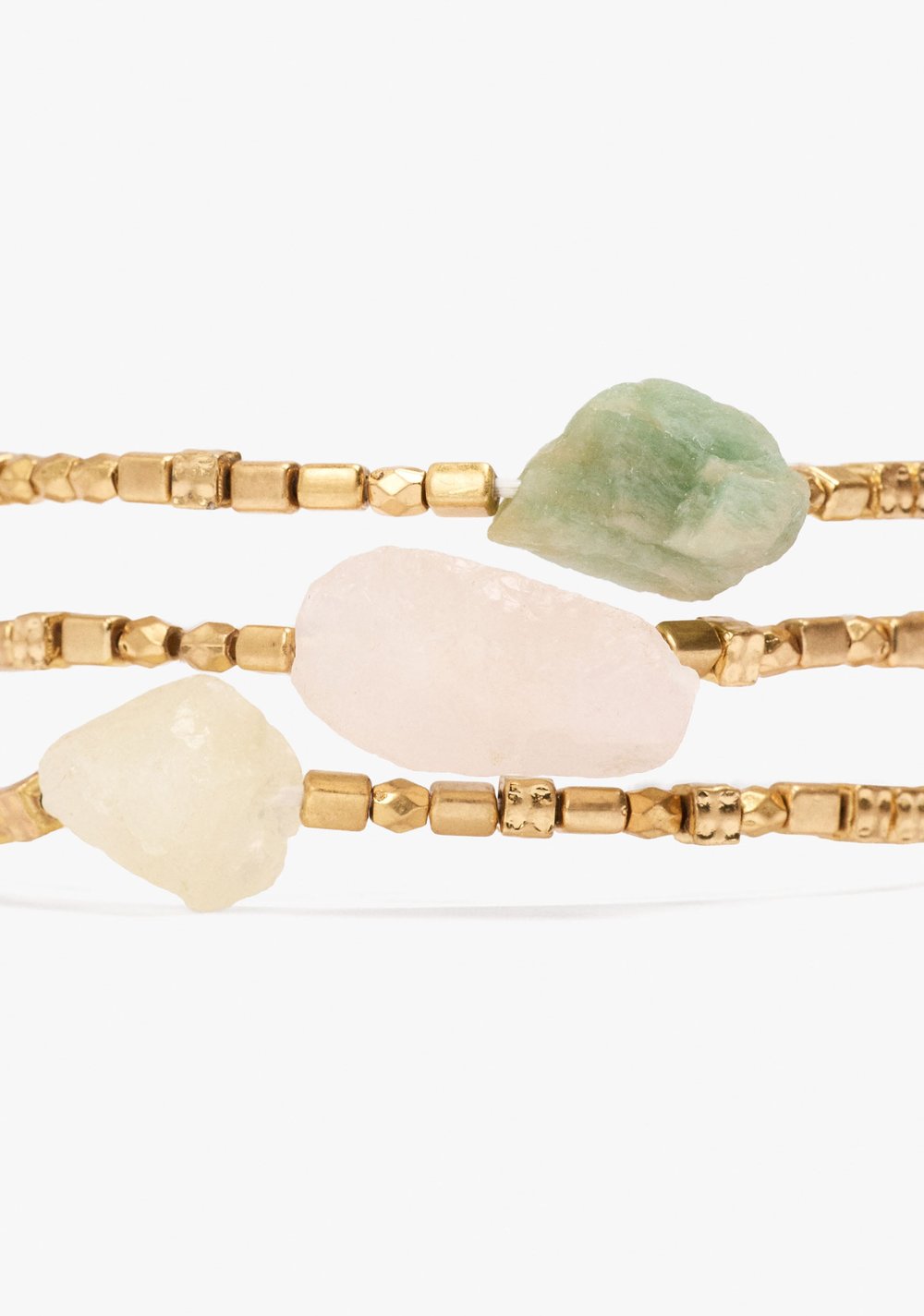 Set de Pulseras Elásticas con Piedras Parfois 2