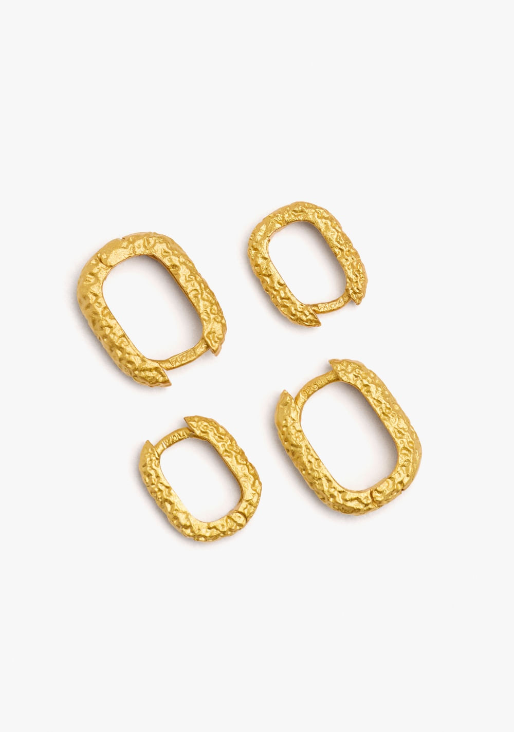 Set de Zarcillos de Aro con Baño de Oro 18k Parfois 2