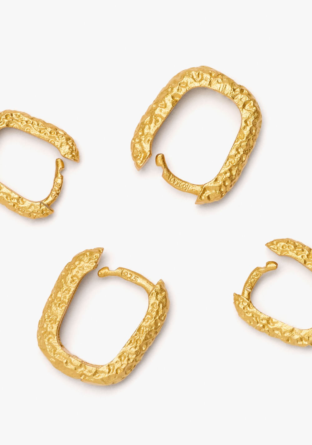 Set de Zarcillos de Aro con Baño de Oro 18k Parfois 3