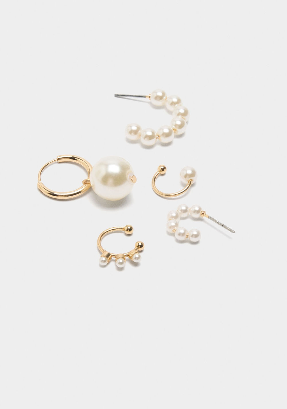 Set de Zarcillos y Earjackets con Perlas Parfois 2
