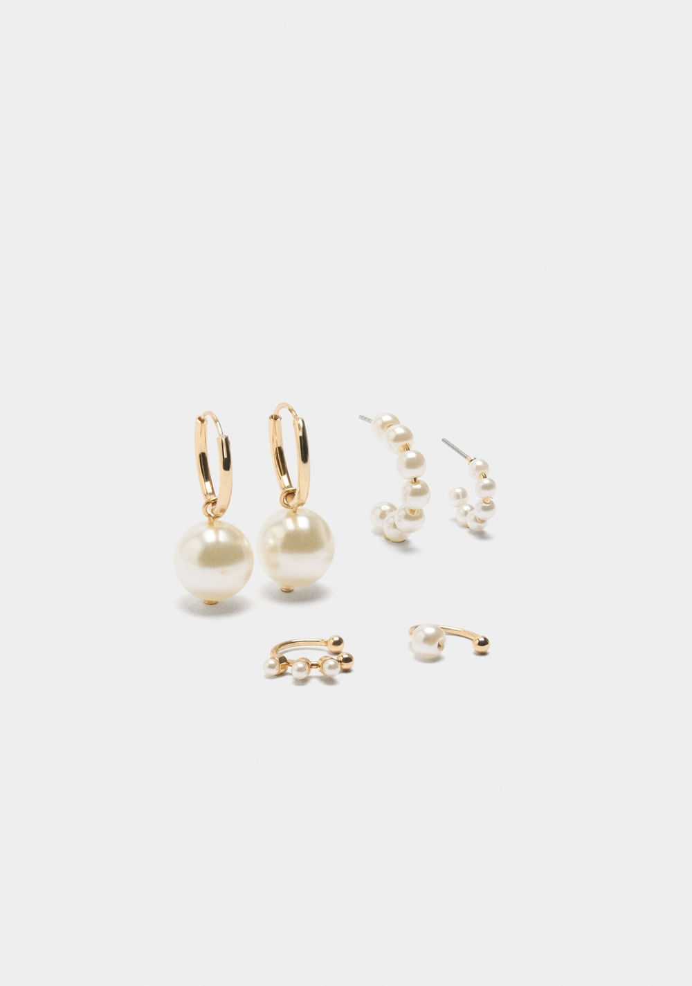 Set de Zarcillos y Earjackets con Perlas Parfois Imagen Principal