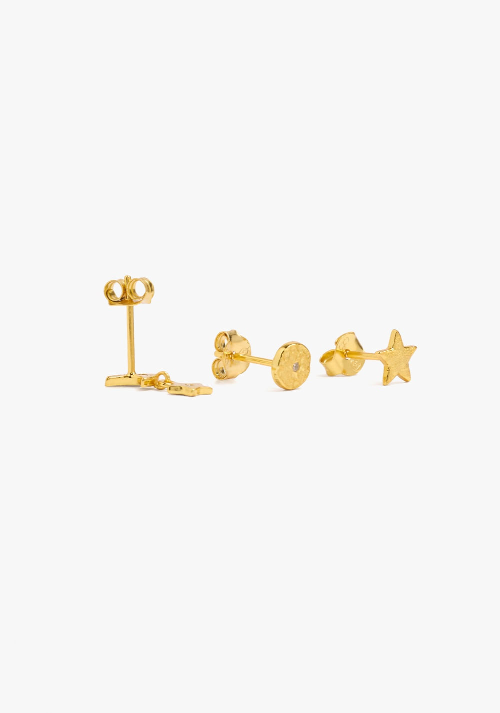 Set de Zarcillos Motivos Cósmicos Baño de Oro 18k Parfois 3