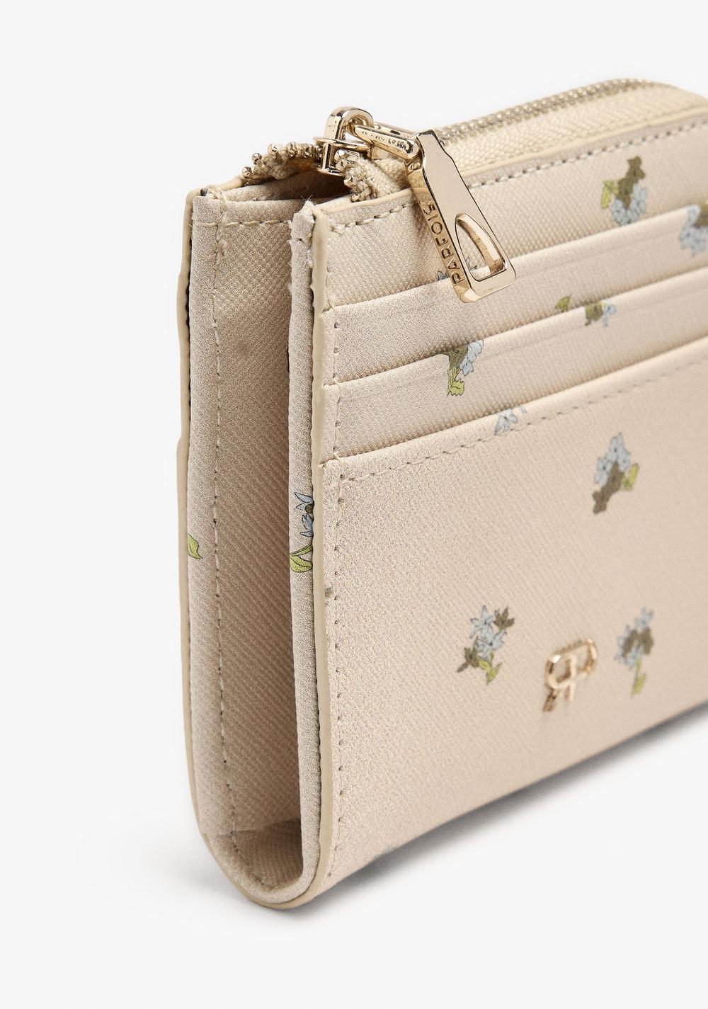 Tarjetero Estampado Floral Parfois 2