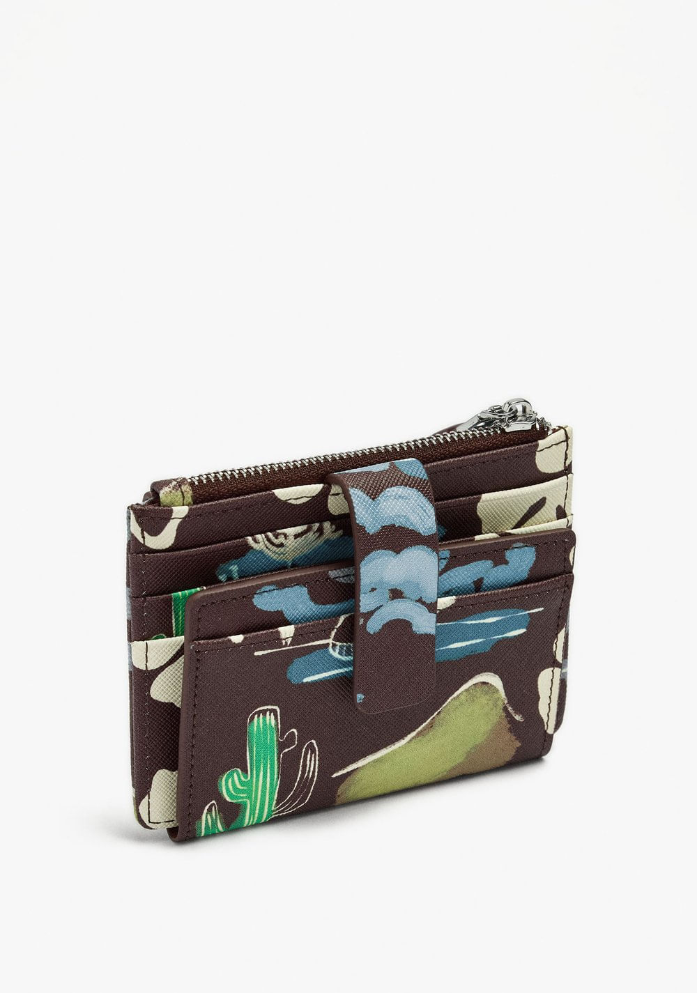 Tarjetero Estampado con Textura Parfois 3