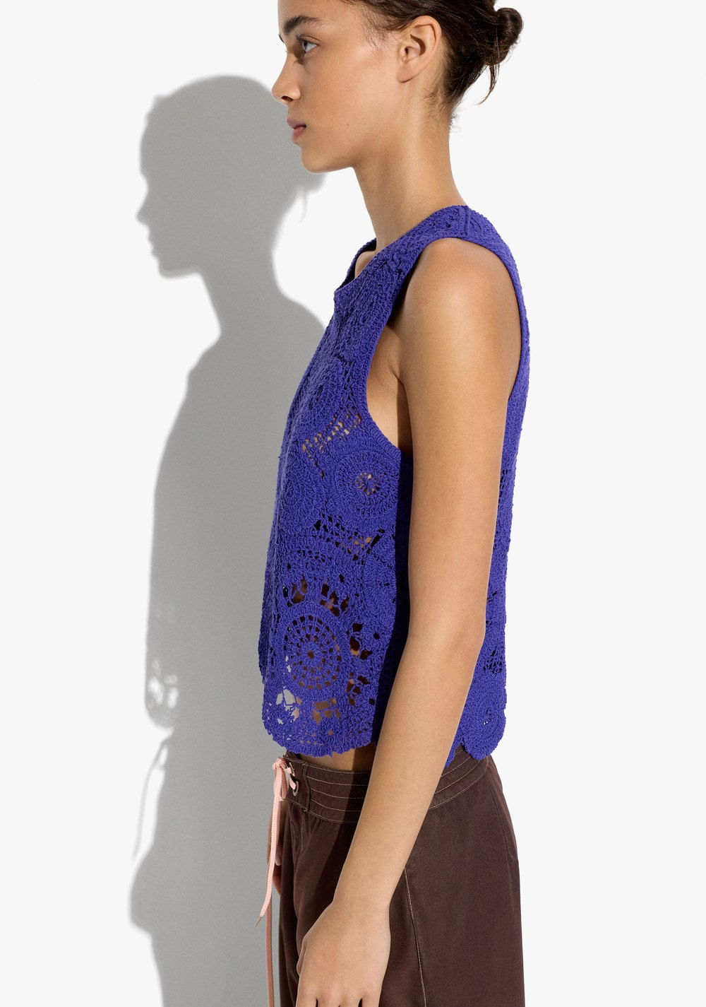 Top de Croché Floral Parfois 2