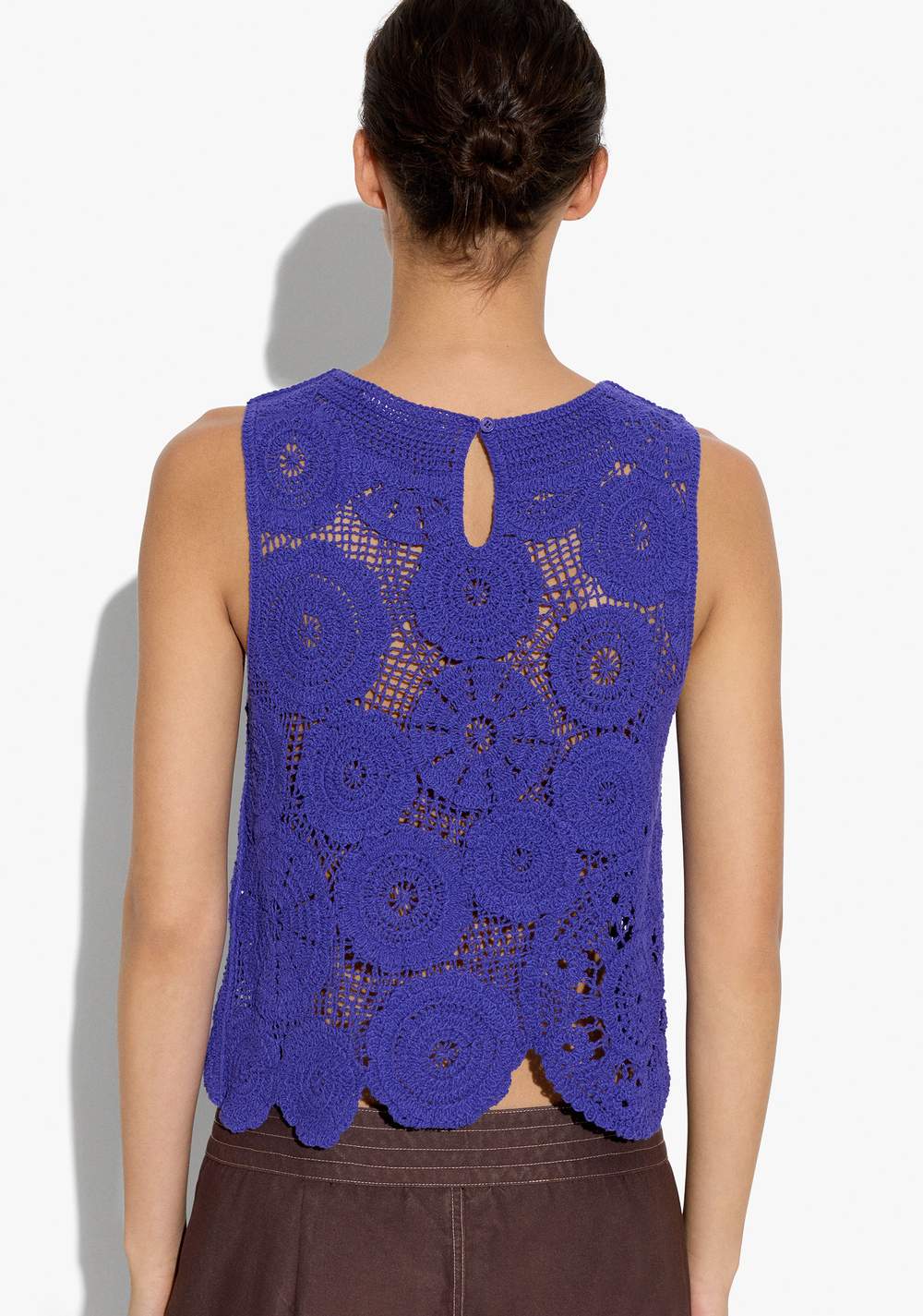 Top de Croché Floral Parfois 3