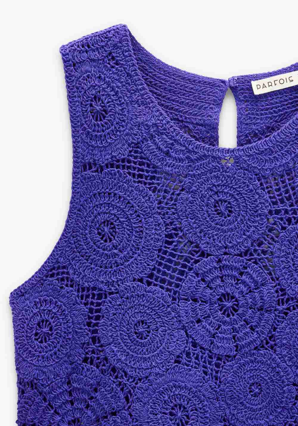 Top de Croché Floral Parfois 4