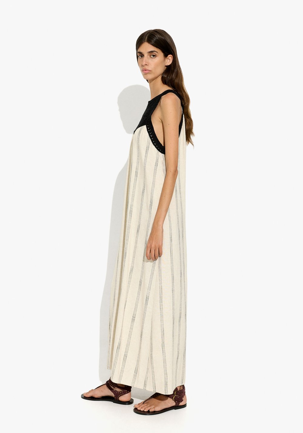 Vestido Halter Croché a Rayas Parfois 2