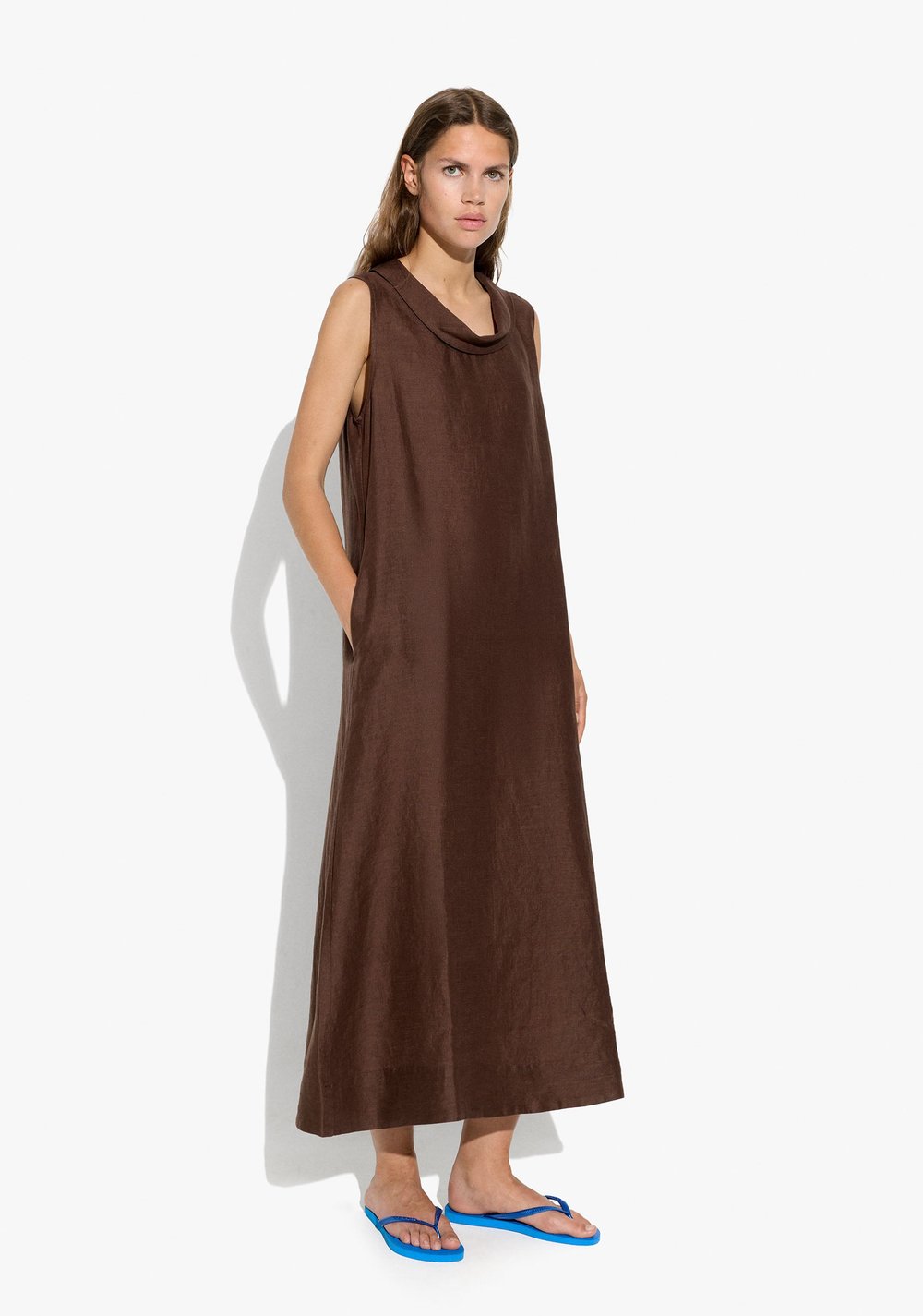 Vestido Liso Largo Parfois 2