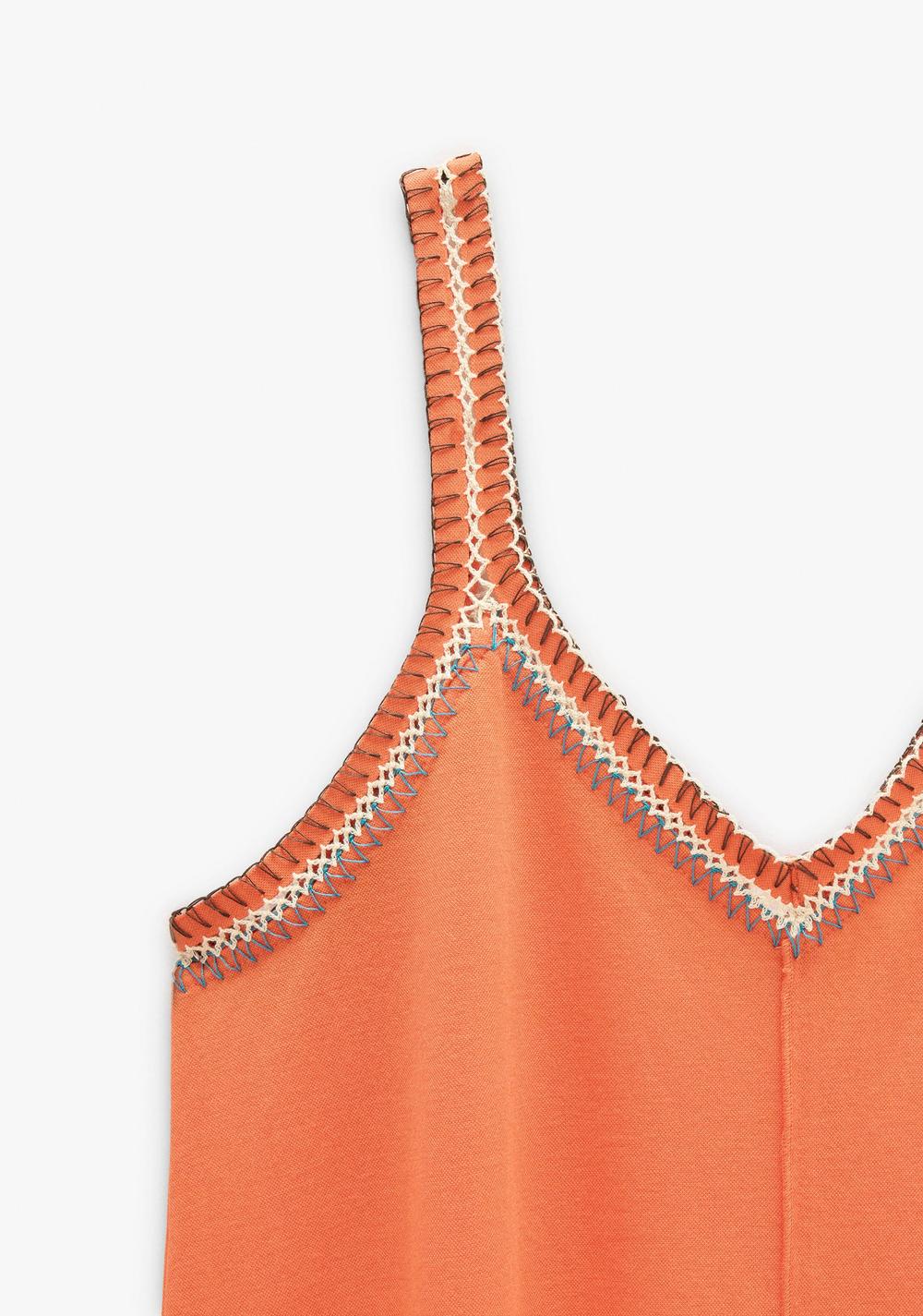 Vestido Midi Liso con Tirantes Parfois 6