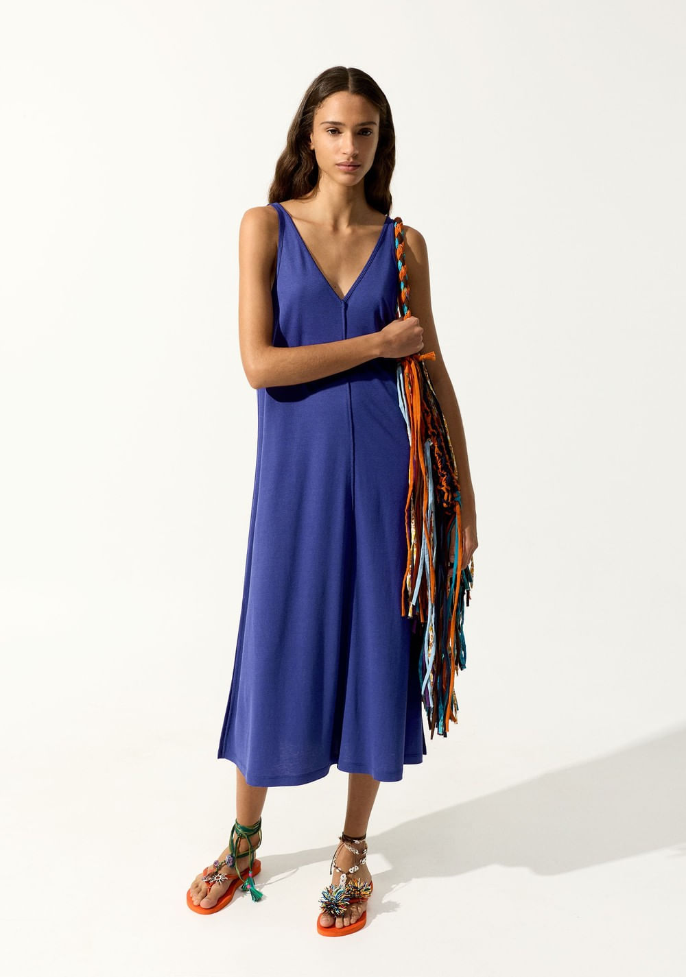 Vestido Midi con Tirantes Parfois 3