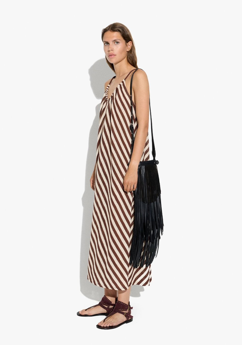Vestido con Tirantes a Rayas Parfois 2