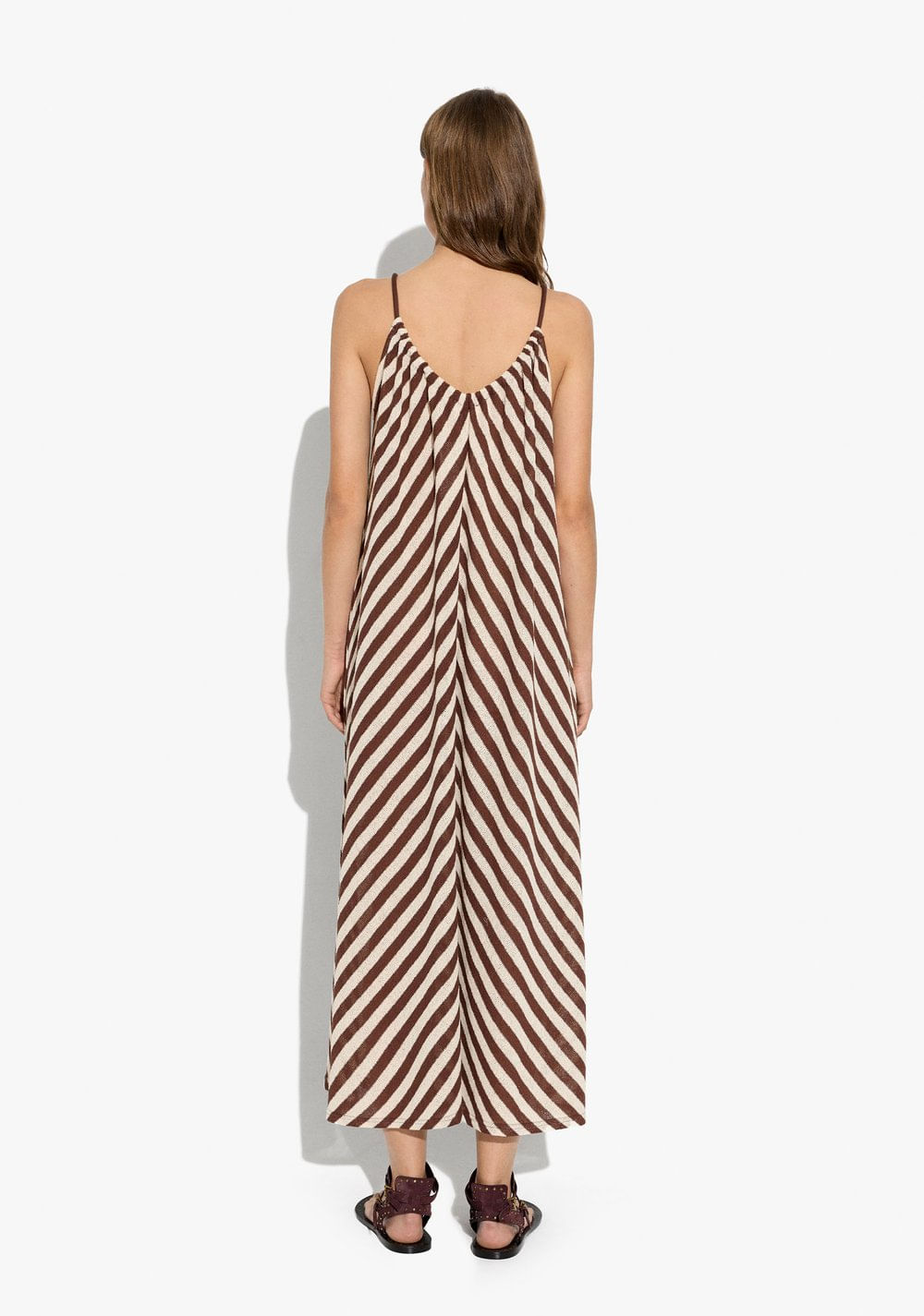 Vestido con Tirantes a Rayas Parfois 3