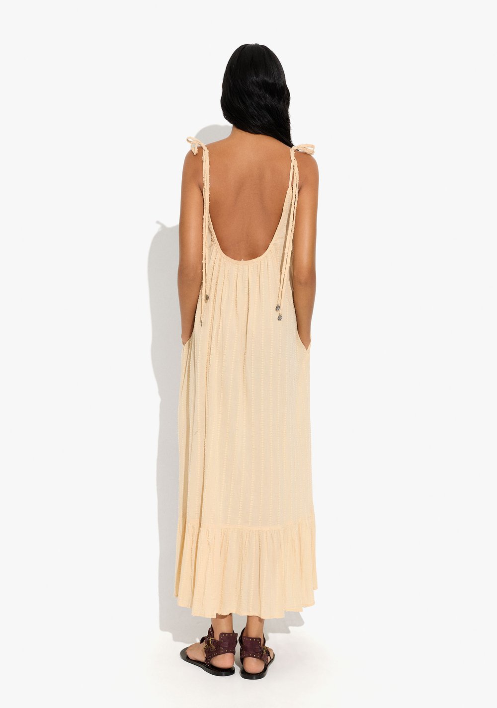 Vestido con Tirantes Textura en Relieve Parfois 3
