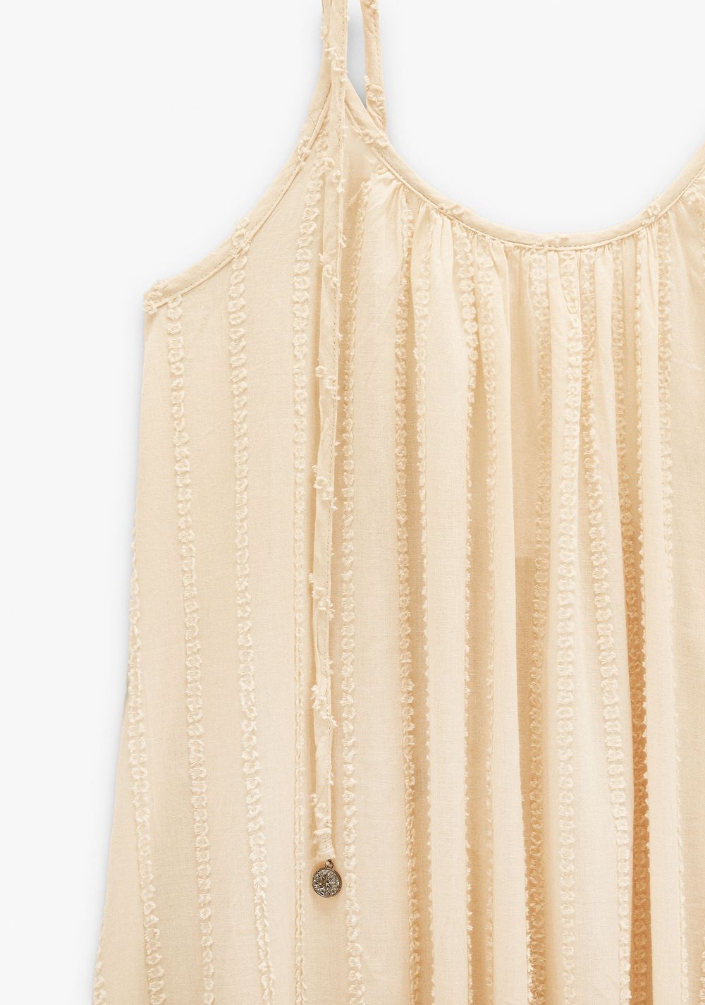 Vestido con Tirantes Textura en Relieve Parfois 5