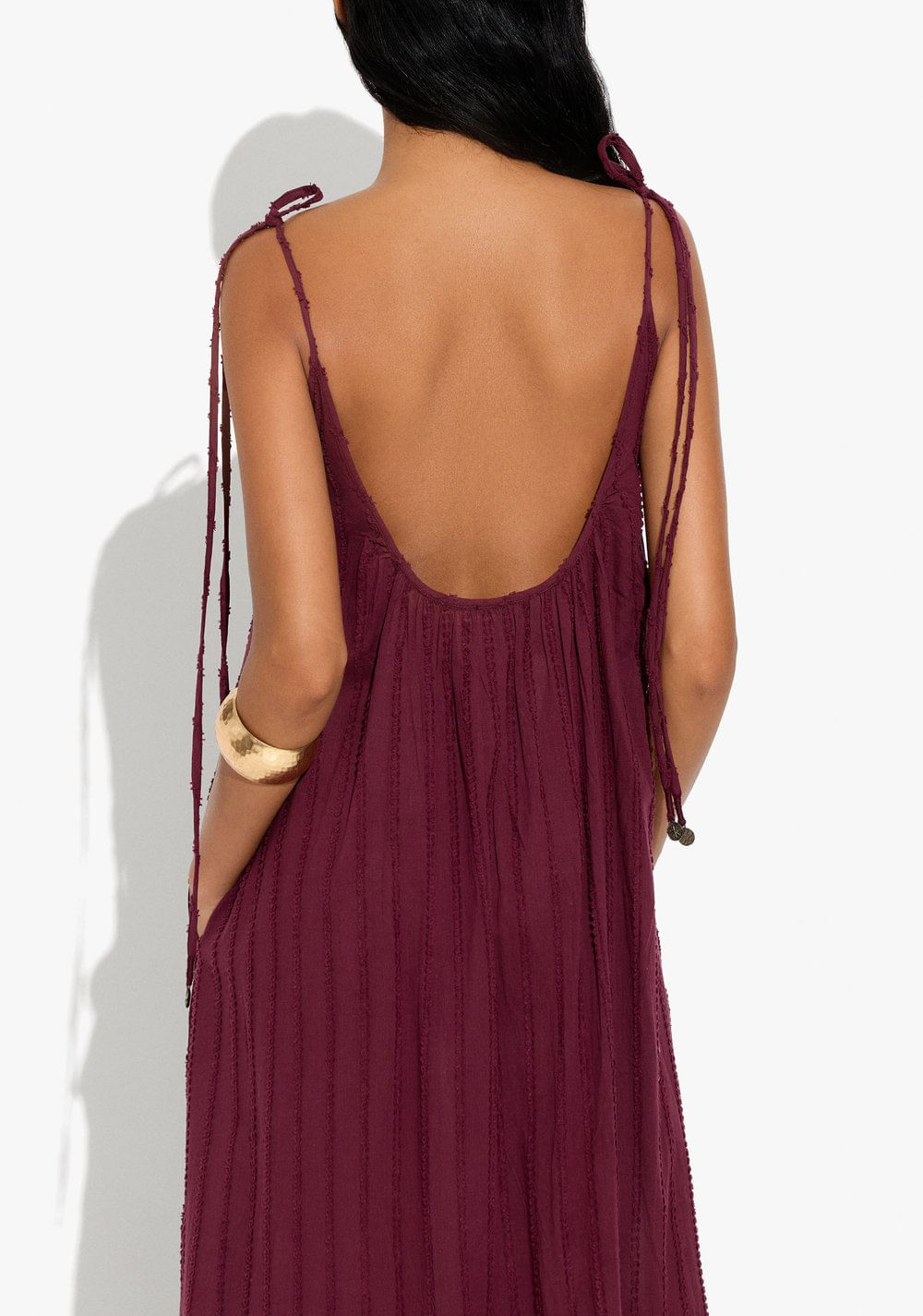 Vestido con Tirantes Textura en Relieve Parfois 2