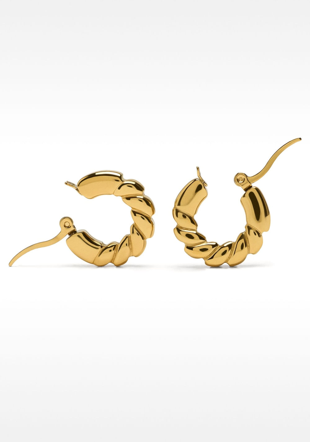 Zarcillo Stainless Steel Golden Parfois 3