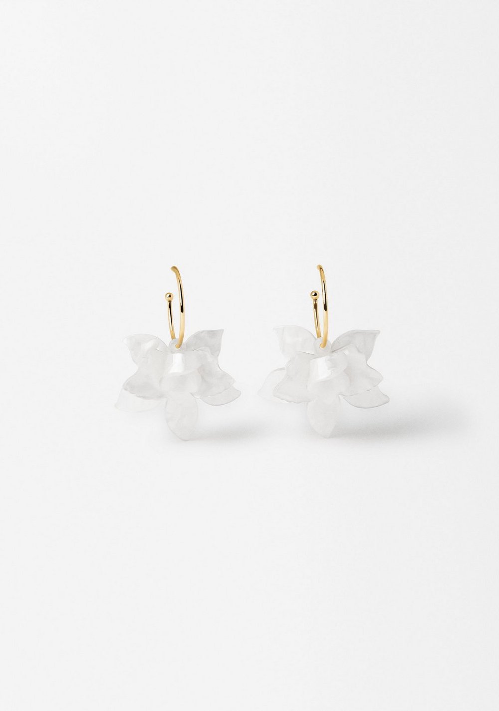 Zarcillos de Aro con Flor Parfois