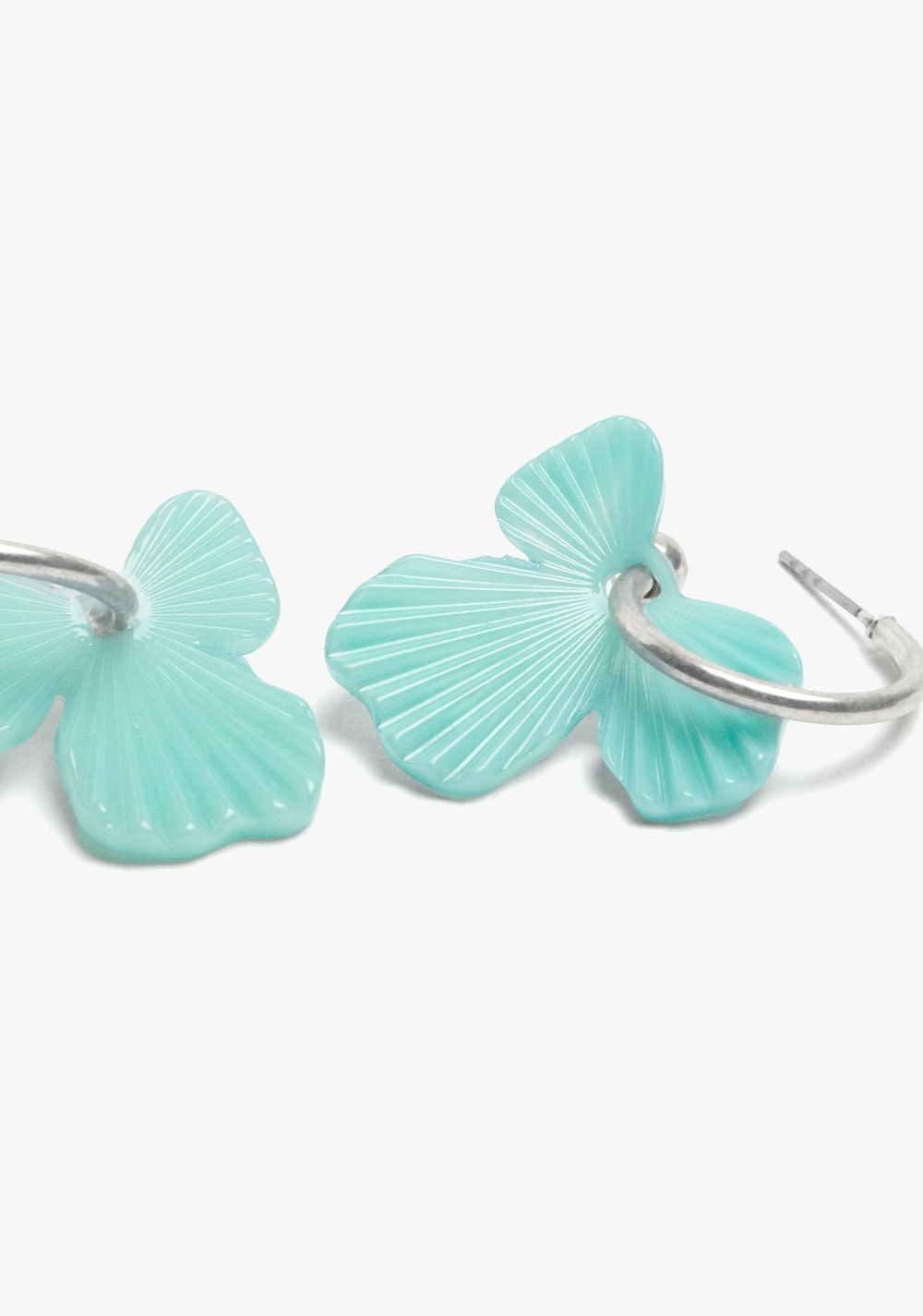 Zarcillos de Aro con Flor de Resina Parfois 2